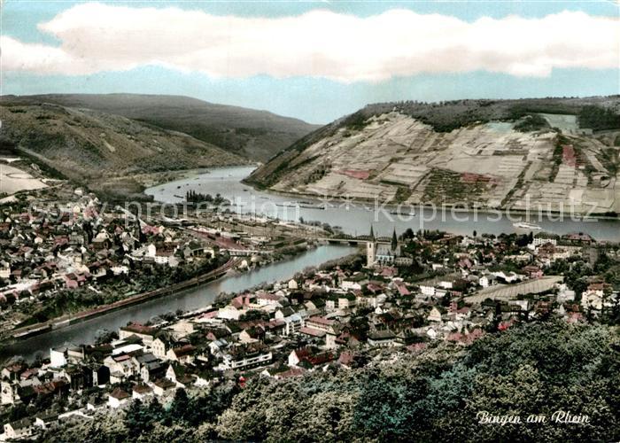 Bingen Rhein Panorama Bingerbrueck