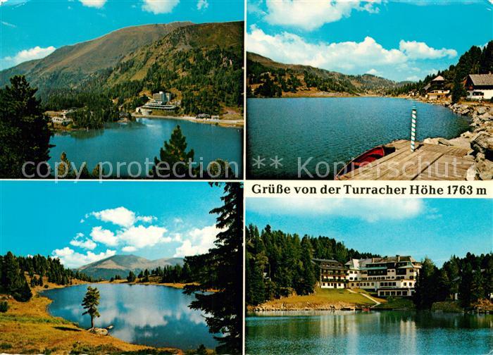 Turracher Hoehe Panorama Kaerntner Nockgebiet Hotel Hochschober Bergsee