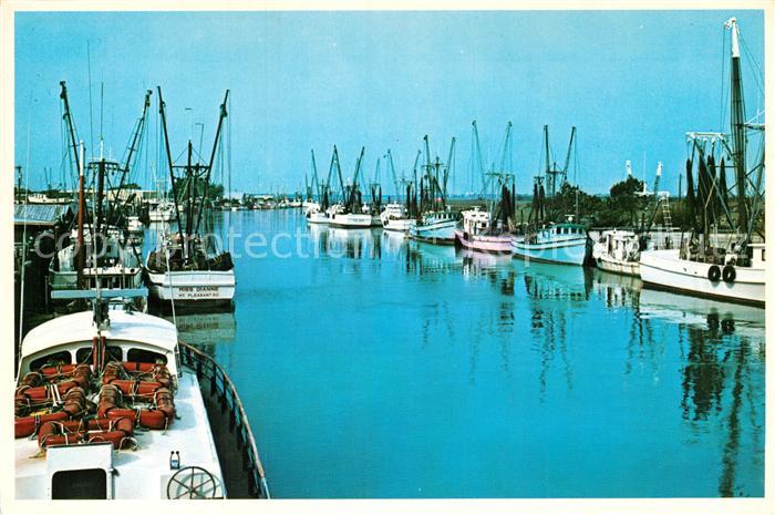 Mount Pleasant South Carolina Shem Creek Harbour Fishing Boats
