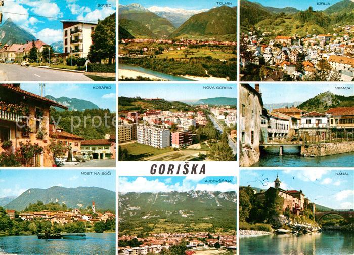 Nova Gorica Staedte in der Region Goriska