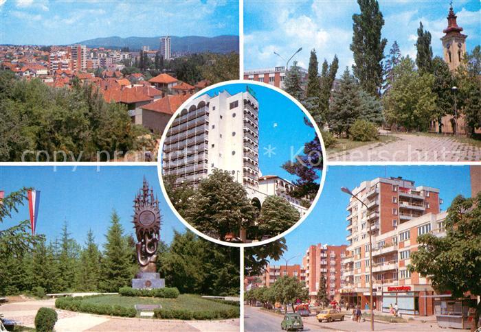 Gornji Vakuf Teilansichten Hochhaus Denkmal