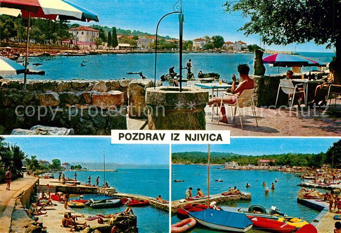Njivice Strand Restaurant Terrasse Strandpromenade