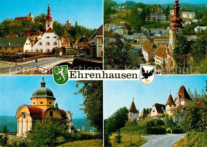 Ehrenhausen Erholungsort im suedsteirischen Weinland Kirche Schloss