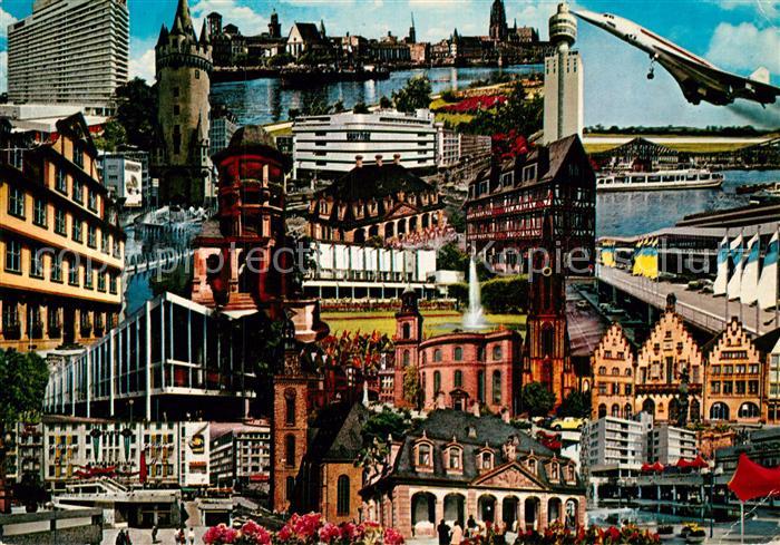 Frankfurt Main Kuenstler Collage von Cornelia Heberer