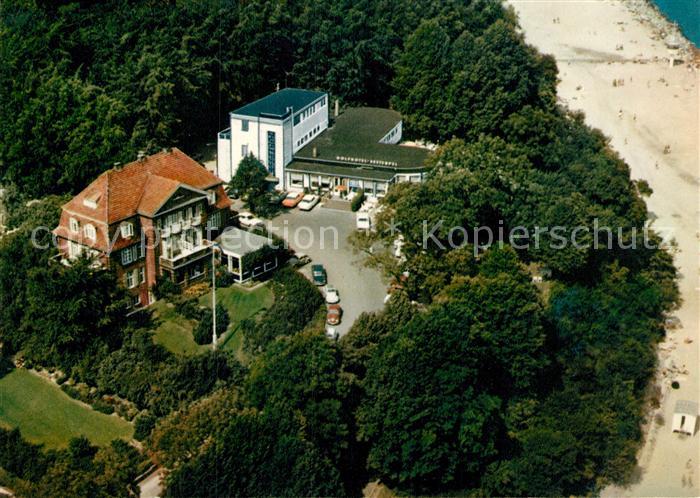 Travemuende Ostseebad Golfhotel Seetempel Strand Fliegeraufnahme