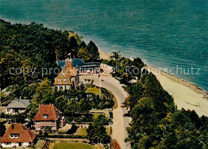 Travemuende Ostseebad Golfhotel Seetempel Strand Fliegeraufnahme
