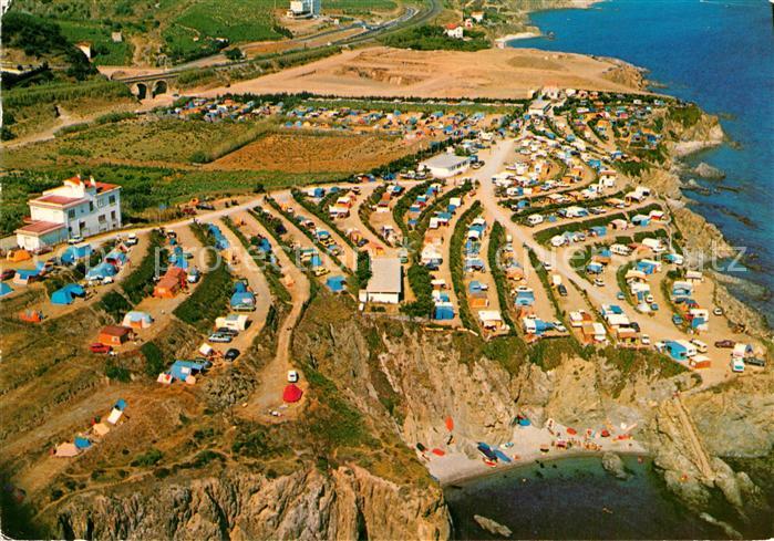 Argeles Plage Vue aerienne