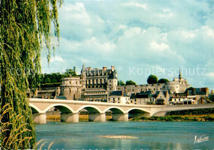 Amboise Pont de la Loire Chateau Chapelle Saint Hubert