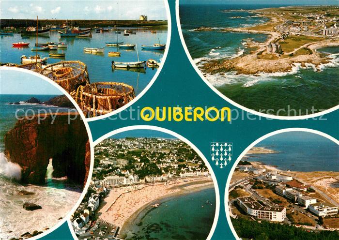 Quiberon Morbihan Port Maria Pointe de Beg er Lan Arche de Port Blanc Plage Cent
