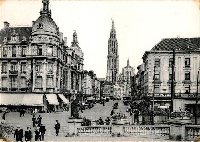 Anvers Antwerpen Canal au Sucre Eglise