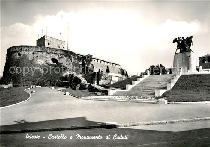 Trieste Castello e Monumento ai Caduti Schloss Denkmal der Gefallenen