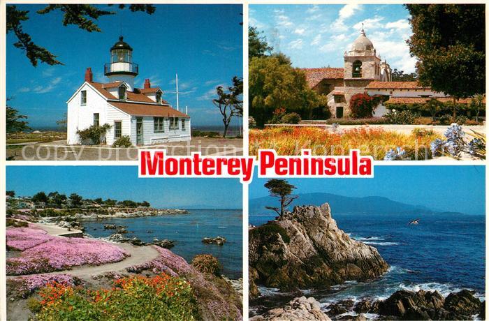 Monterey California Pacific Grove Lighthouse Carmel Mission Pacific Grove Lone C