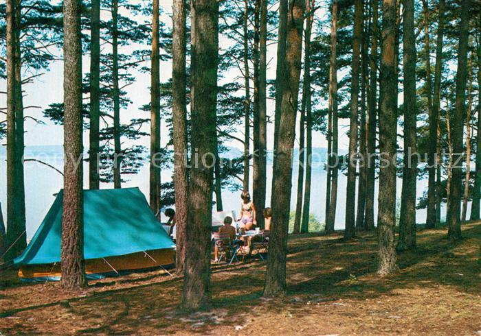 Swornegacie Na biwaku Camping am See