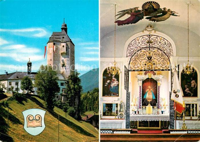 Mariastein Tirol Schloss Wallfahrtskirche Gnadenbild 15. Jhdt.