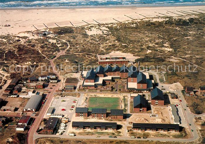 BORKUM Nordseebad Niedersachsen Fliegeraufnahme Hindenburgstrasse Nodduenen Juge