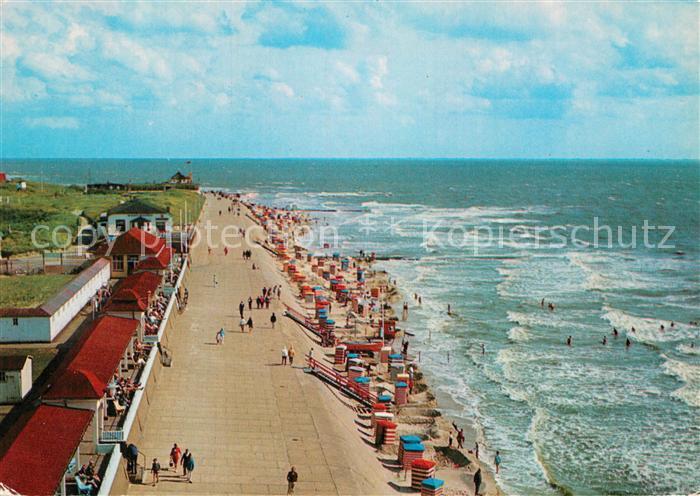 BORKUM Nordseebad Niedersachsen Promenade Luftbad