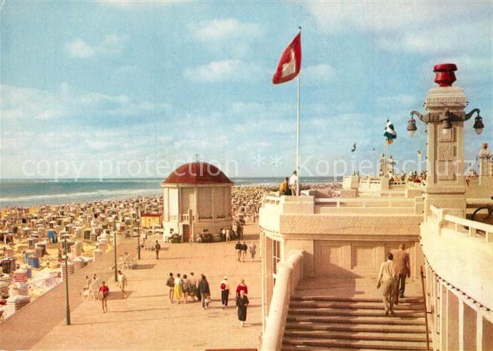BORKUM Nordseebad Niedersachsen Strandpromenade