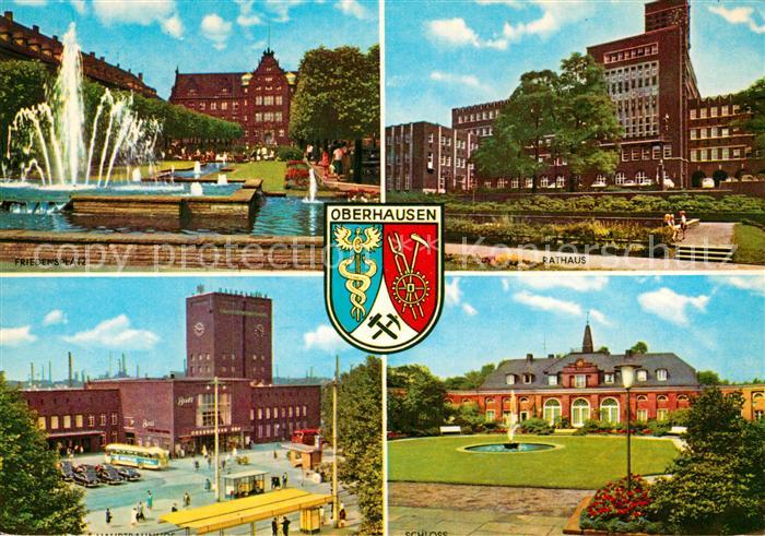 Oberhausen Hauptbahnhof Rarhaus Schloss