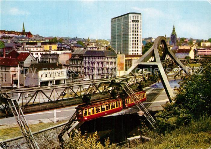 WUPPERTAL NRW Stadtmiite Schwebebahn