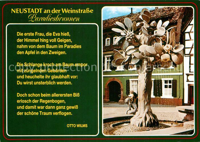 Neustadt Weinstrasse Paradiesbrunnen