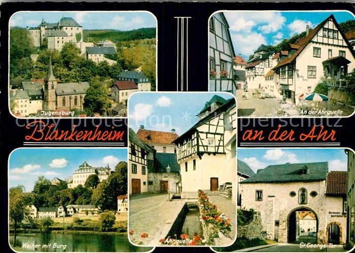 Blankenheim Ahr Ahrquelle Jugendburg St. Georgs-Tor Burg