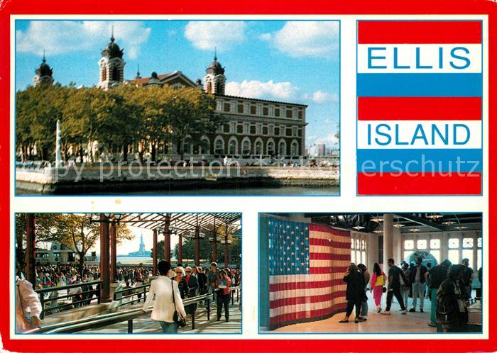 Ellis Island New York Main Entrance Peopling of America Exhibit