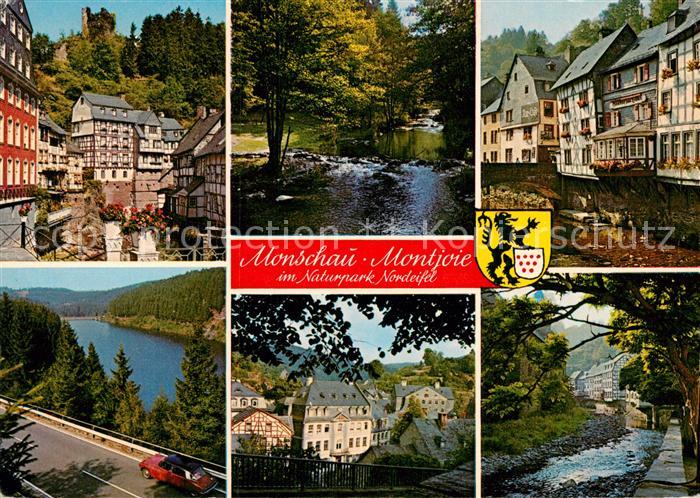 Monschau Rotes Haus Ruine Haller Fachwerkhaeuser Perlbachtalsperre