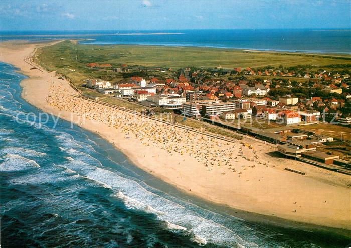 Wangerooge Nordseebad Fliegeraufnahme