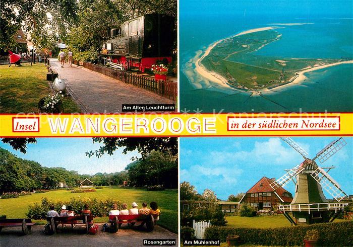 Wangerooge Nordseebad Am Alten Leuchtturm Fliegeraufnahme Rosengarten Muehlenhof