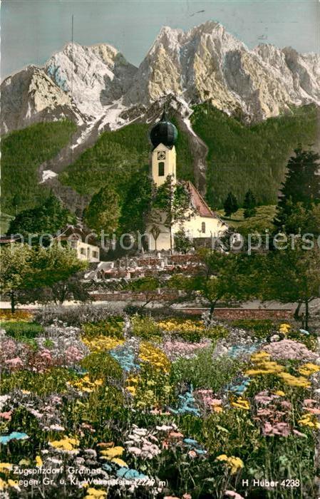 Grainau Zugspitzdorf gegen Waxenstein