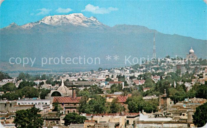 Puebla Fliegeraufnahme mit Volcan