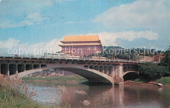 Taipei Bruecke ueber den Keelung
