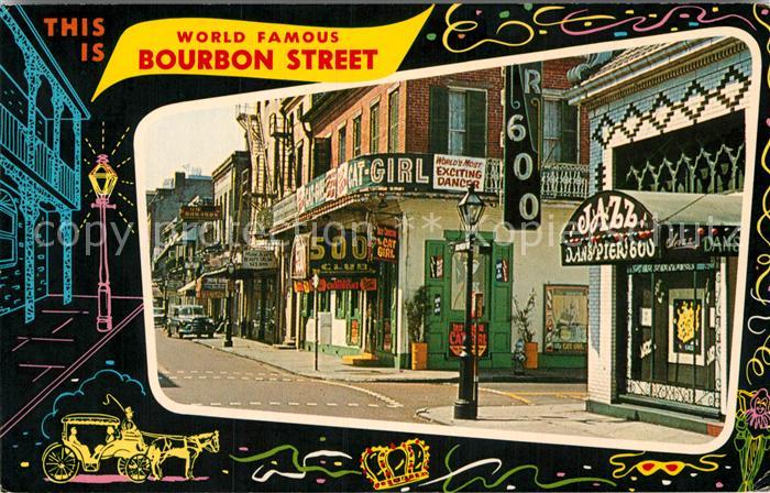 New Orleans Louisiana Bourbon Street