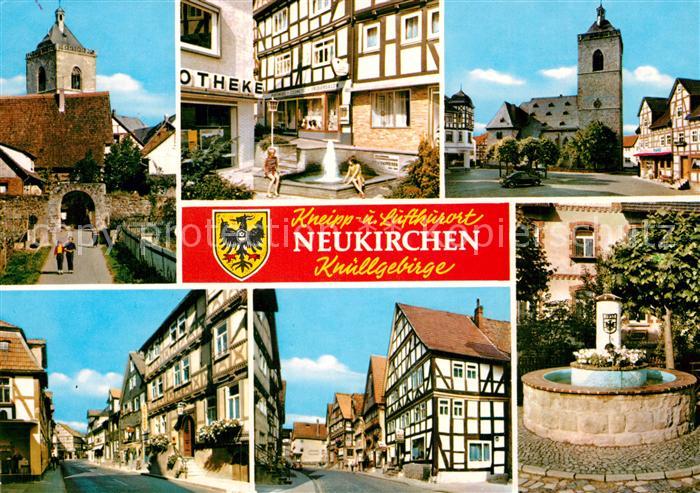Neukirchen Knuellgebirge Ortspartien Fachwerk