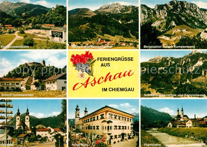 Aschau Chiemgau Kampenwandbahn Schloss Hohenaschau Hotel-Post