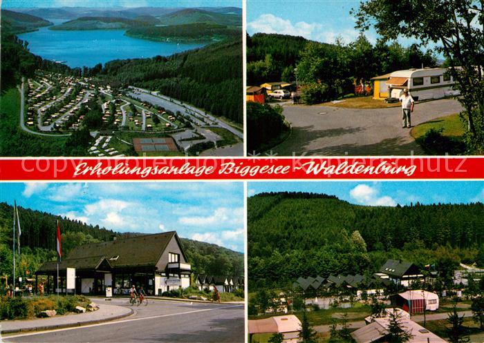 Attendorn Fliegeraufnahme Erholungsanlage Biggesee Waldenburg Camping