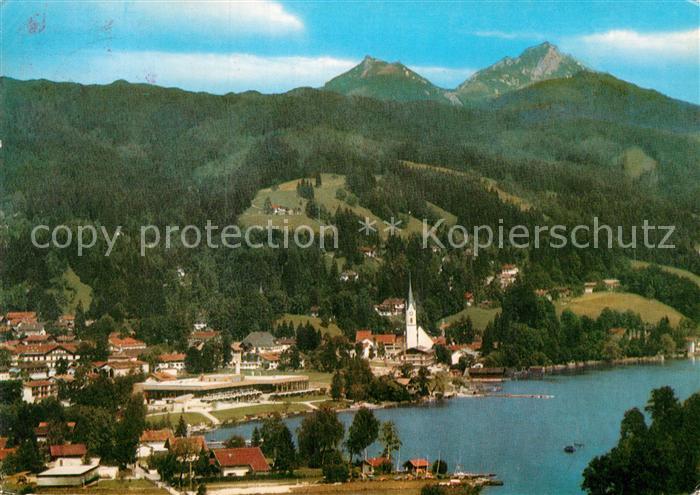 Schliersee Fliegeraufnahme Seepartie