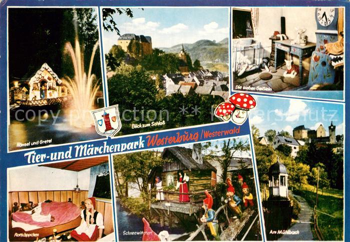 Westerburg Westerwald Tier- und Maerchenpark Haensel und Gretel Schloss 7 Geissl