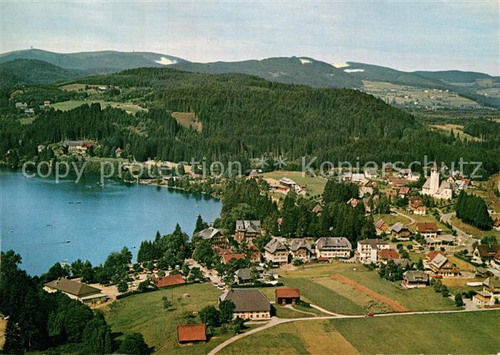 Titisee-Neustadt Fliegeraufnahme mit Feldberg