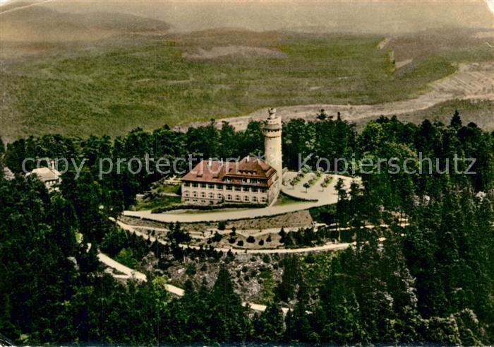 Baden-Baden Fliegeraufnahme Merkur Berghotel Gaststaette