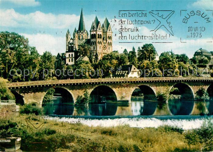 Limburg Lahn Lahnbruecke mit Dom