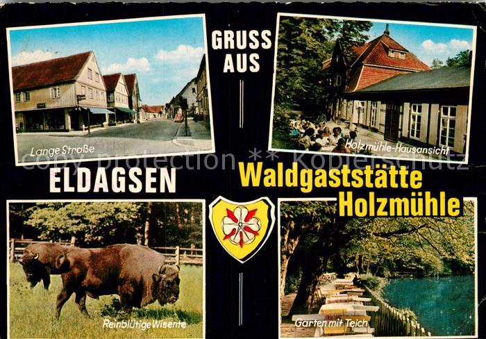 Eldagsen Deister Waldgaststaette Holzmuehle Wisente Holzmuehle