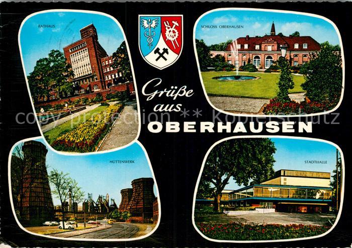 Oberhausen Rathaus Schloss Stadthalle Huettenwerk