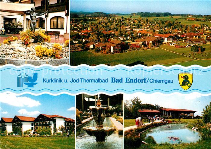 Bad Endorf Fliegeraufnahme Kurklinik Jod-Thermalbad