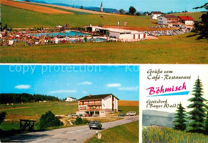 Gottsdorf Niederbayern Freibad Cafe Restaurant Boehmisch