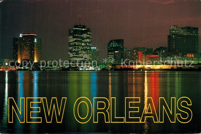 New Orleans Louisiana Skyline at night