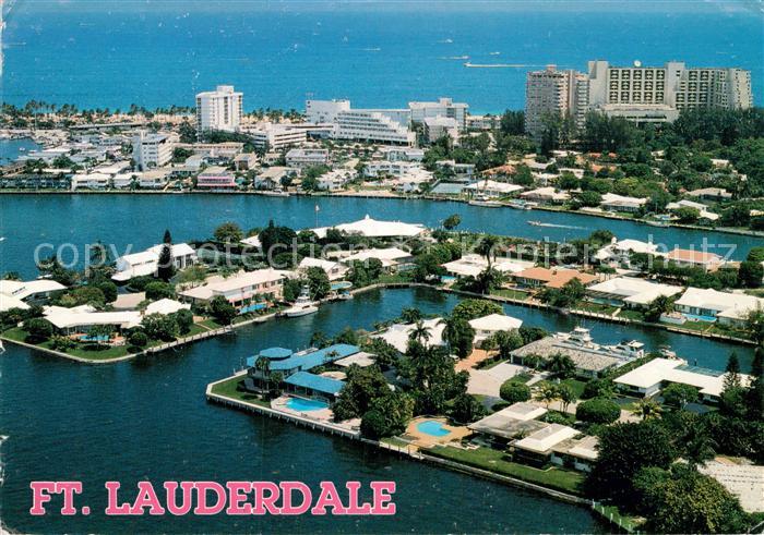 Fort Lauderdale Fliegeraufnahme Kanale Wohngebiet Villen
