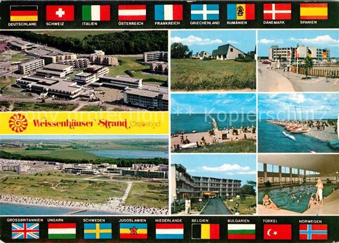 Weissenhaeuser Strand Fliegeraufnahmen Strand Schwimmbad