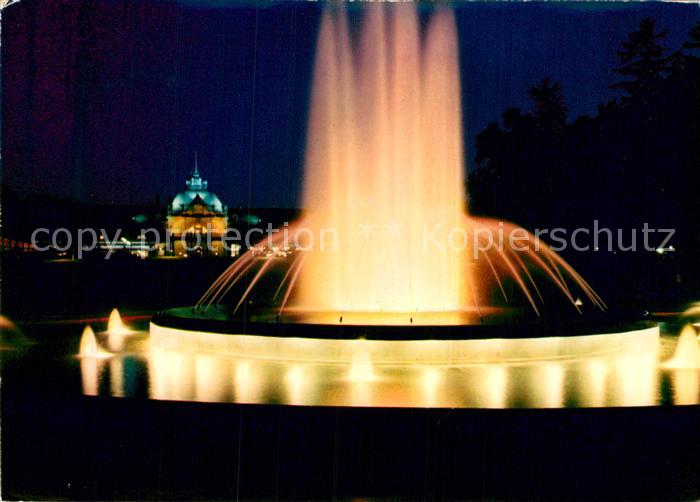 Bad Oeynhausen Kurpark Leuchtfontaene