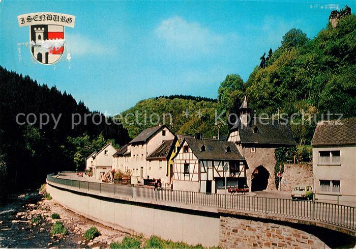 Isenburg Westerwald Alte Porz und Burgruine Sayntal